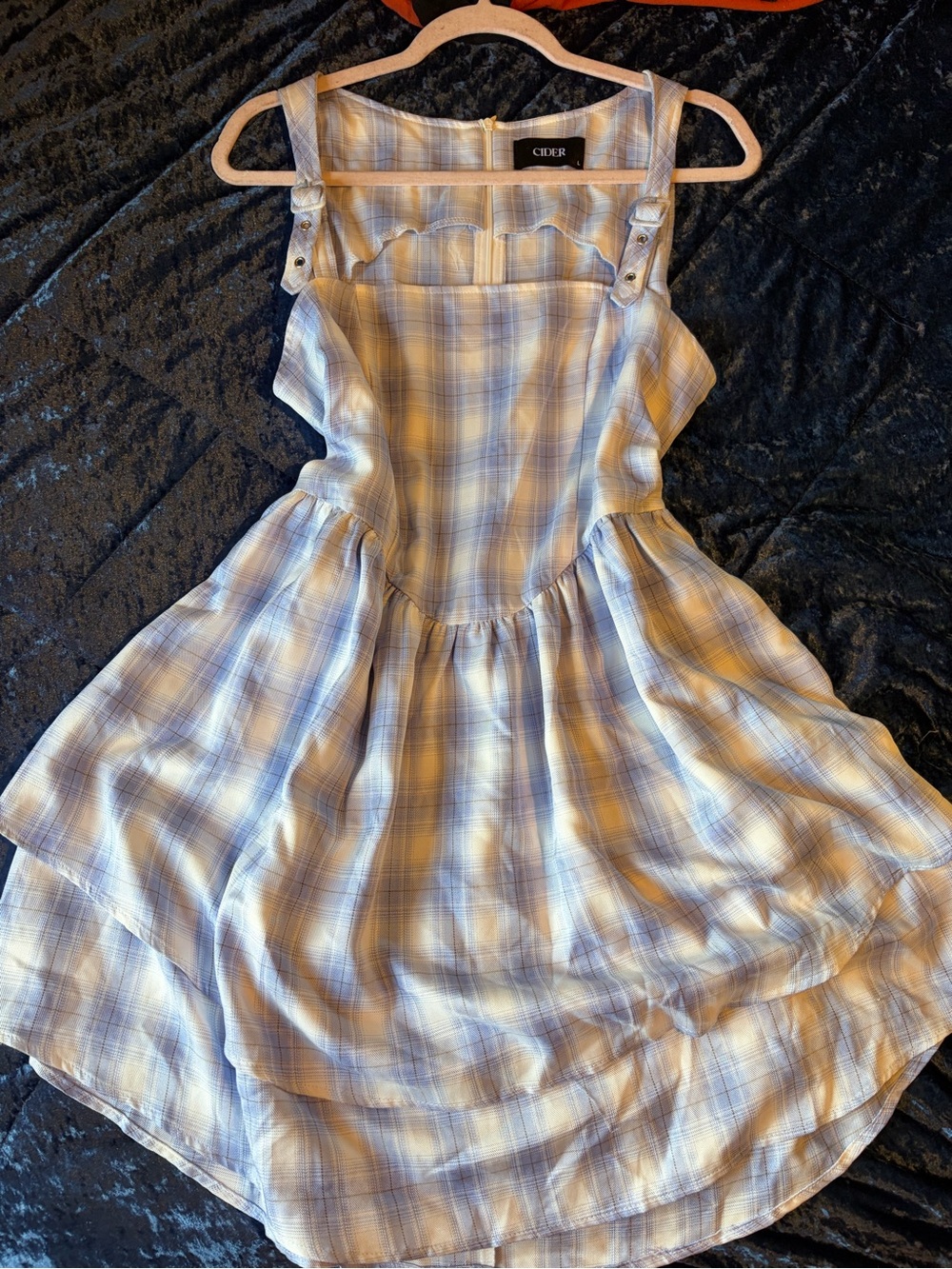 Cider women’s' Blue Plaid Sundress